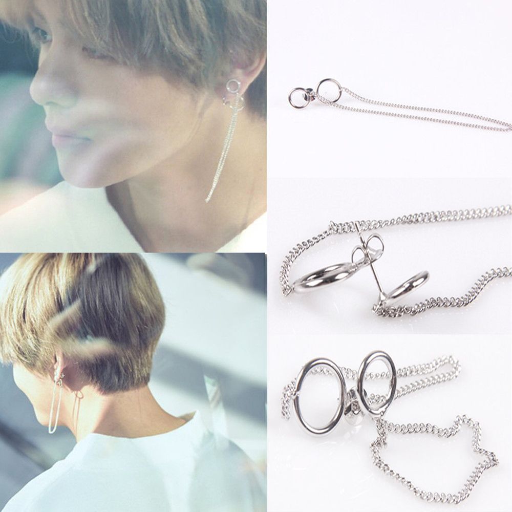 Kpop Bangtan Boys rotatif /à 360 /° en m/étal avec porte-cl/és Bangtan Boys Porte-cl/és et b/équille de doigt