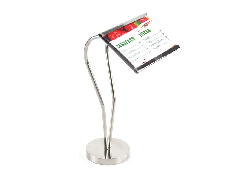 satin al metal paslanmaz celik yemek masasi menu etiketi standi gida fiyat talker etiket tutucu standi masa burcu adi kart vitrin metal etiket tutucu