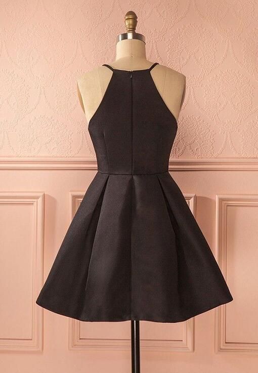 short black hoco dress