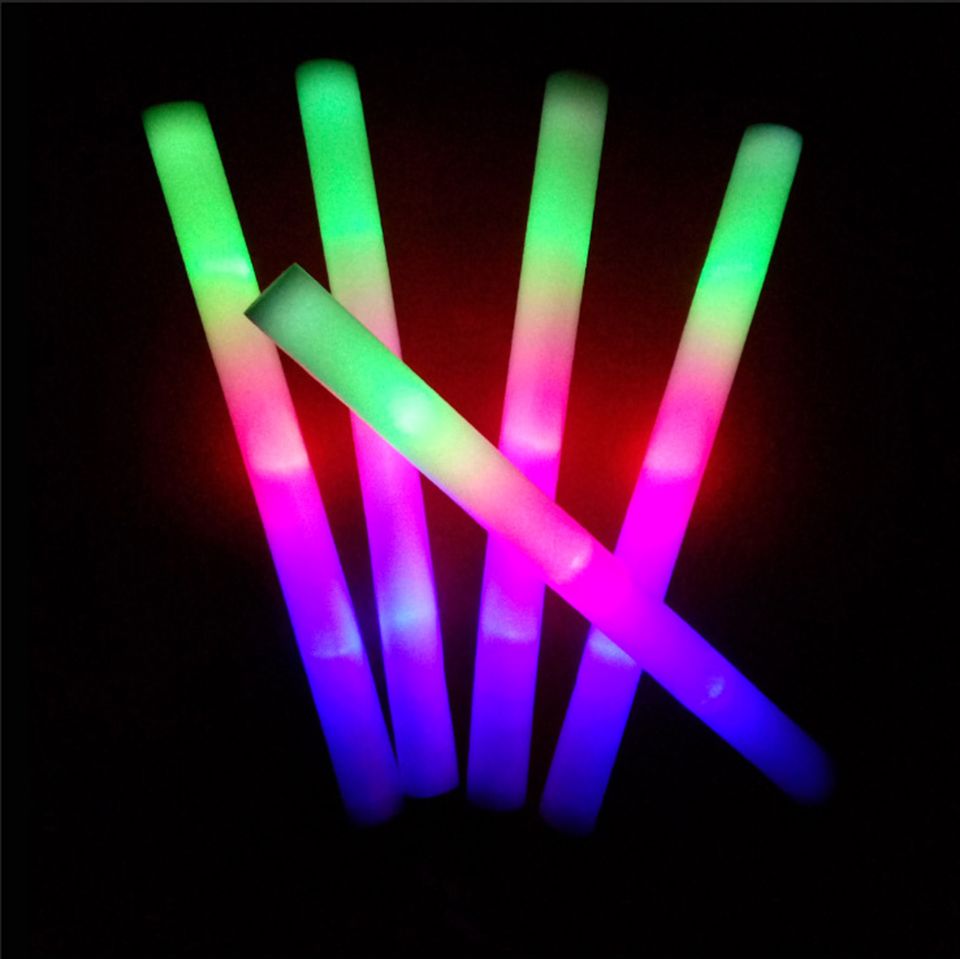 Foam Glow Stick Light up LED Flashing Foam Stick - China Glow Sticks and Glow  Stick price