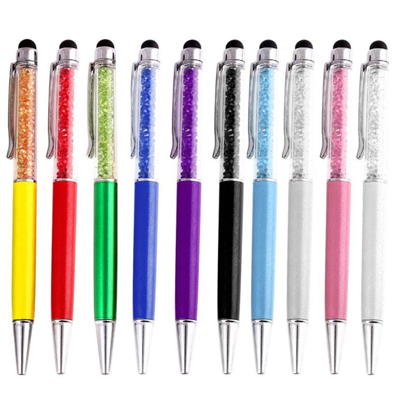 New Luxurious Diamond Crystal Capacitive Stylus Pen Crystal Ballpoint