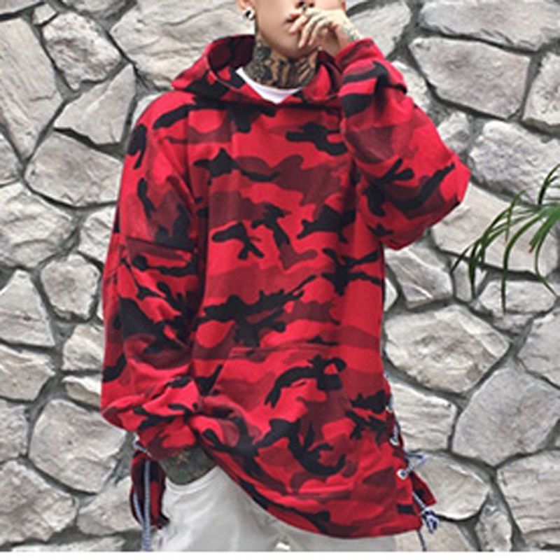 Compra Nueva Sudadera Con Capucha De Camuflaje Azul Rojo Moda Hombre Hip  Hop Sudaderas Marca Orignal Diseño Cuello De Apagado Ocasional Para Mí  Otoño Barato | Entrega Rápida Y Calidad | Es.Dhgate