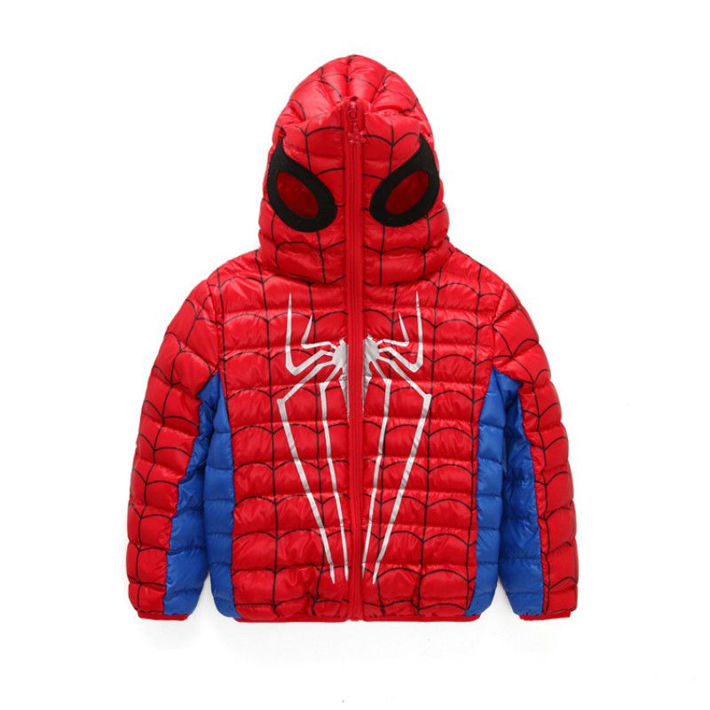 Spiderman Niños Abajo Chaqueta 