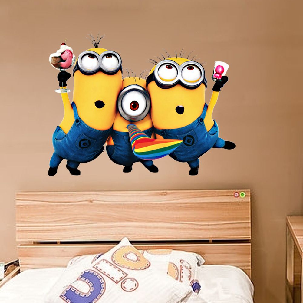 Despicable Me 2 Minion Movie Decal Removable Wall Sticker Hot