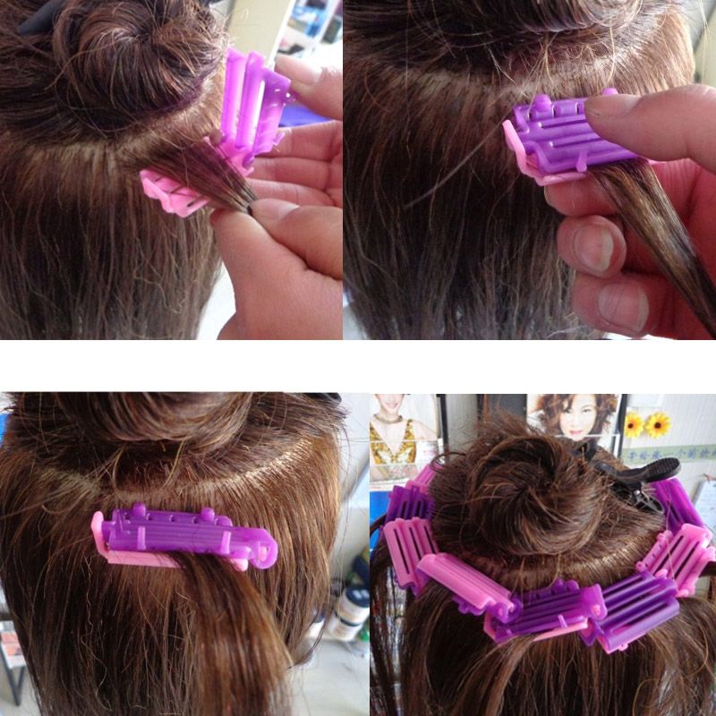Styling Home Use Hair Rollers Hair Clip Wave Perm Rod Corn Curler