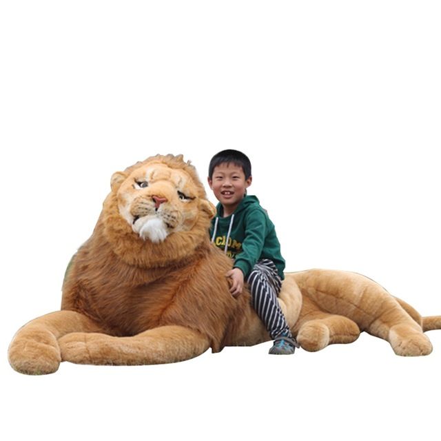 huge lion stuffed animal