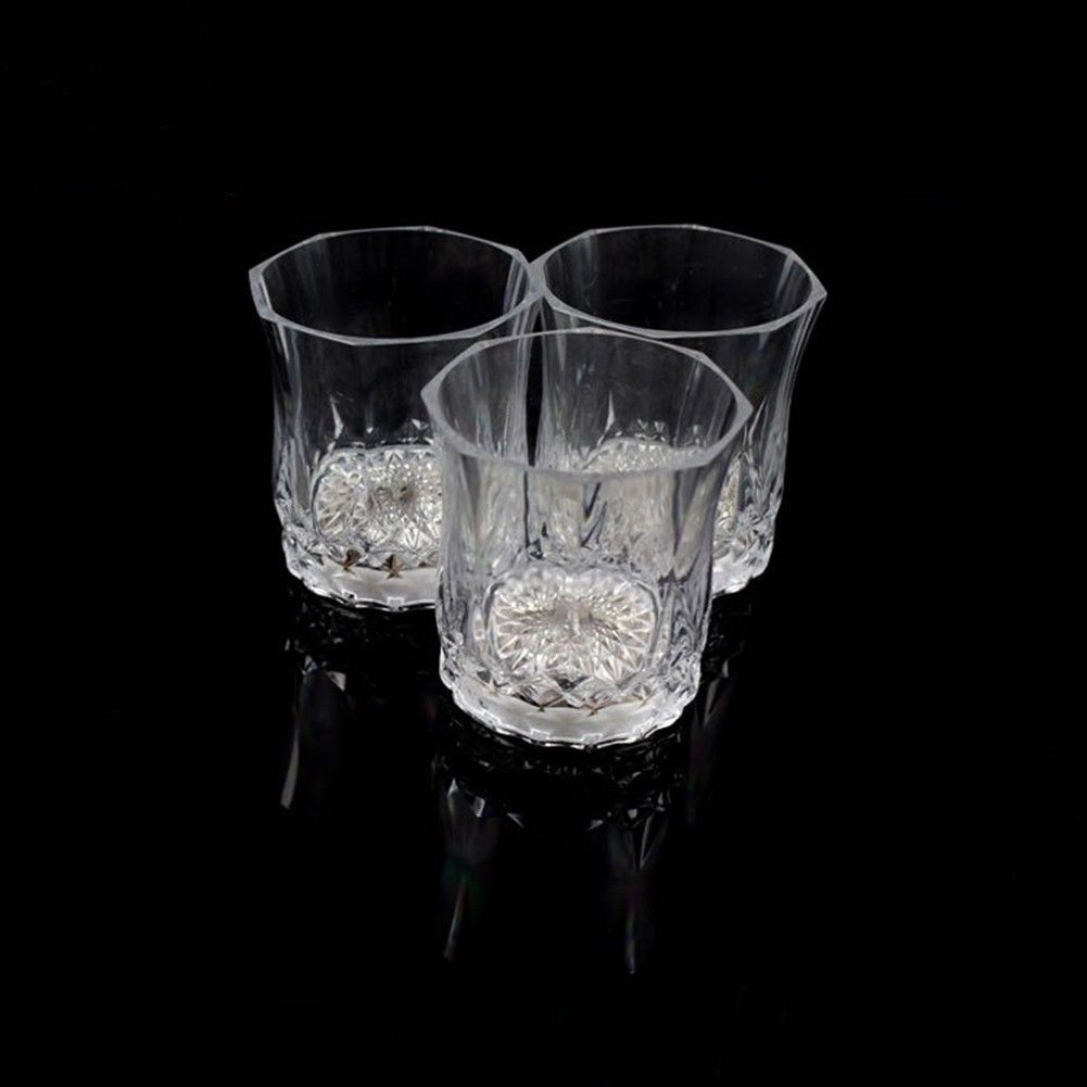 flashing led wine glasses