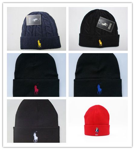 black polo skull caps