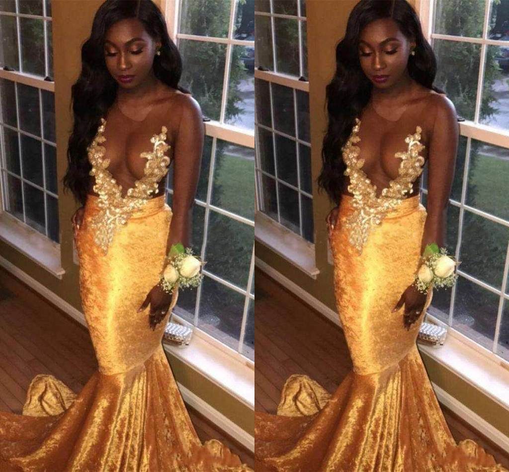 black and gold fitted dress