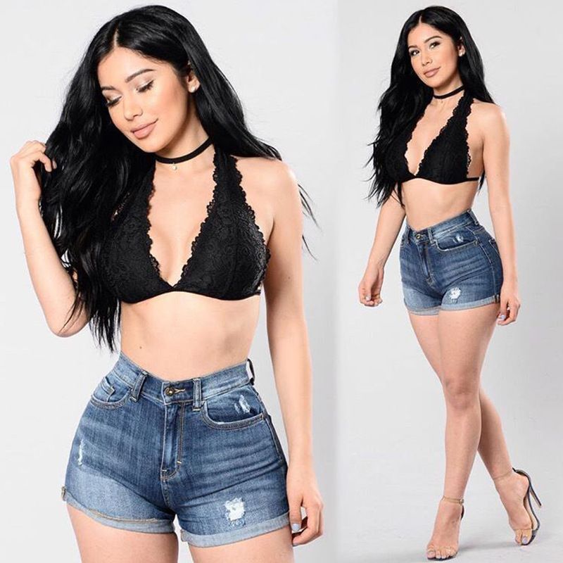 hot denim shorts