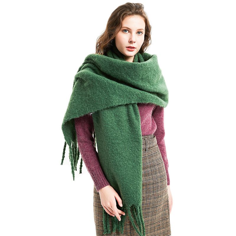 Acheter Couverture Flanelle Velours Mohair Hiver Echarpe Pour Femmes Epaisse Echarpe Chaude Echarpe Femme Wrap Rectangle Coton Chale Chale De 4 91 Du Angelina1991 Fr Dhgate Com