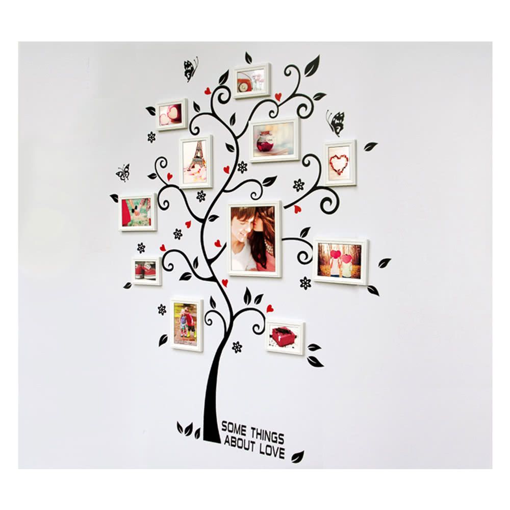Family Frames Tree Wall Sticker Butterfly Stickers Living Room Bedroom Art Murals Wall Decals DIY Wallpaper For Home Decor Vinyl For Wall Decals Family Frames Tree Wall Sticker Butterfly Stickers Living Room Bedroom Art Murals Wall Decals DIY Wallpaper For Home Decor Vinyl For Wall Decals