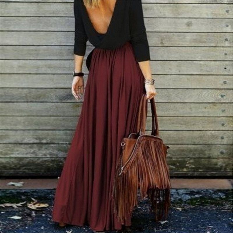 cheap long maxi skirts