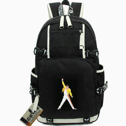 Kilómetros ángel Arreglo Mochila Freddie Mercury Mochila Bohemian Rhapsody Mochila de música Cool Mochila de Niza Mochila para portátil Kilómetros ángel Arreglo Mochila Freddie Mercury Mochila Bohemian Rhapsody Mochila de música Cool Mochila de Niza Mochila para portátil