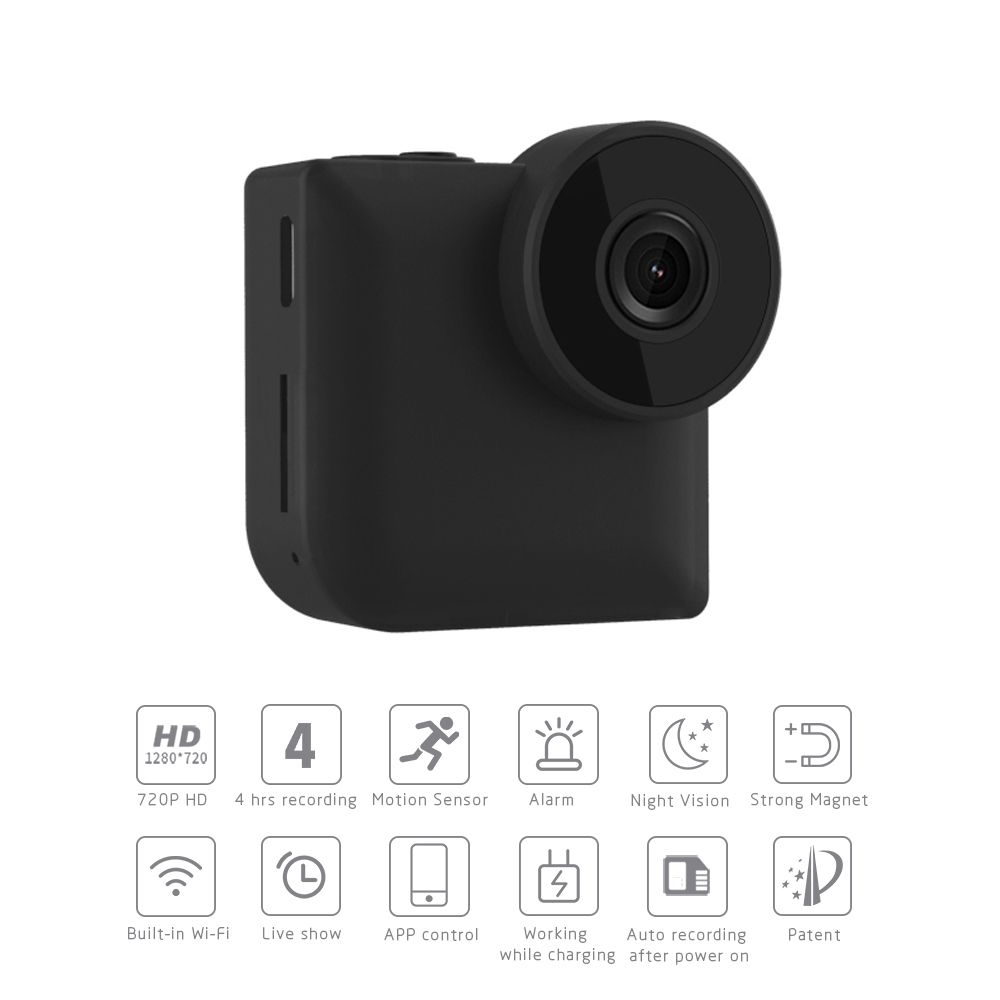HD DVR Nanny Camera Night Vision Motion Activated 720p Cam Remote
