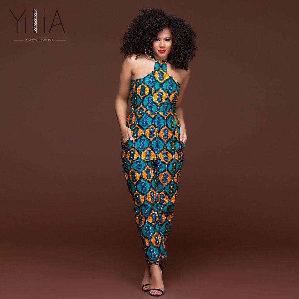 african print jumpsuits for ladies