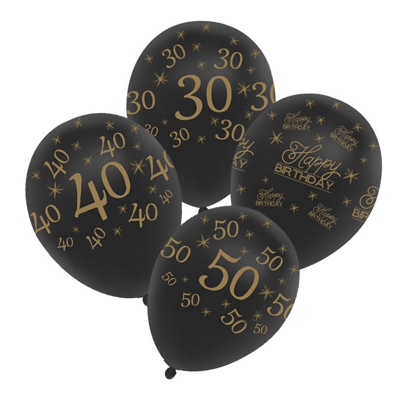 age number balloons