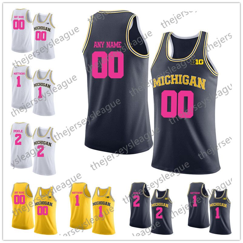 custom michigan basketball jersey