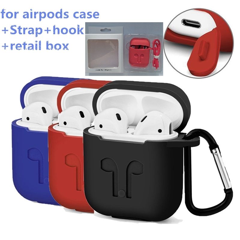 Gris Funda De Silicona Para Apple Airpods Vainas De Aire Cubierta Protectora Bolsa Anti Pérdida Gris Funda De Silicona Para Apple Airpods Vainas De Aire Cubierta Protectora Bolsa Anti Pérdida