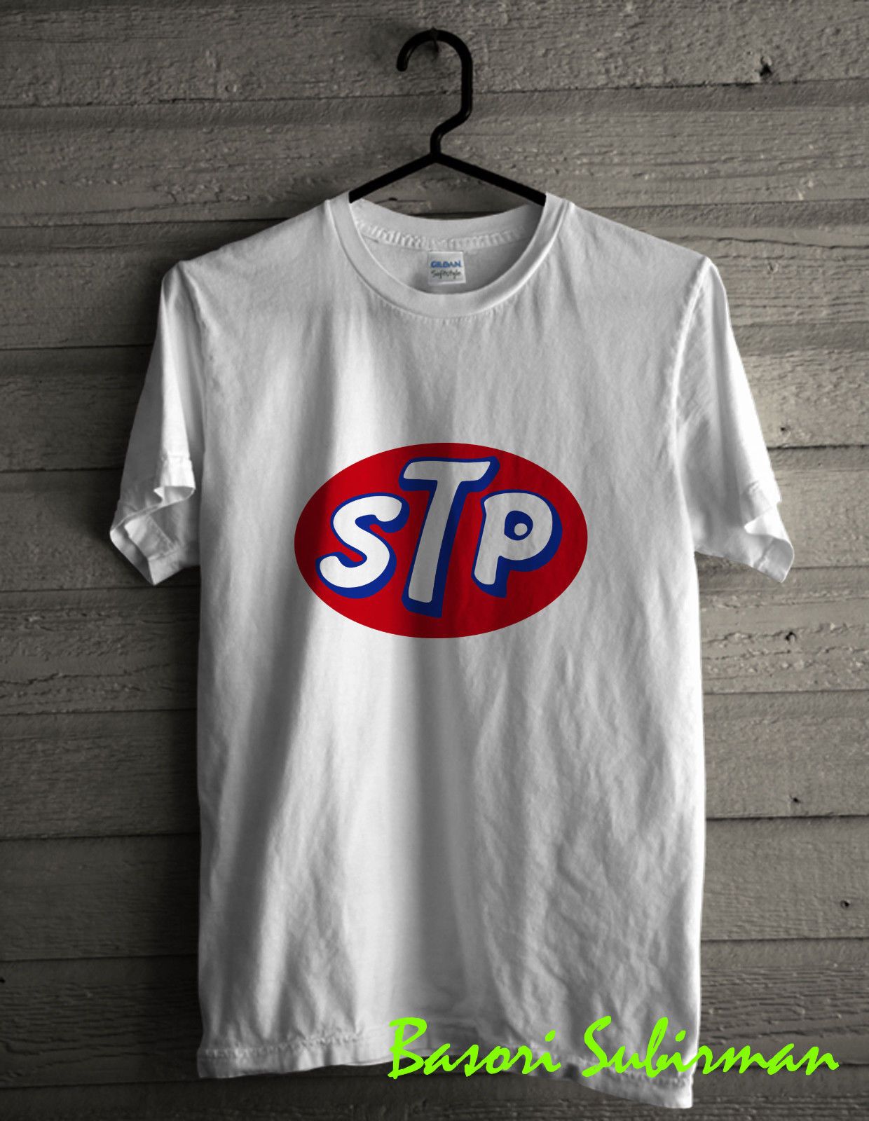 Shirt STP NASCAR Drag Racin Print 