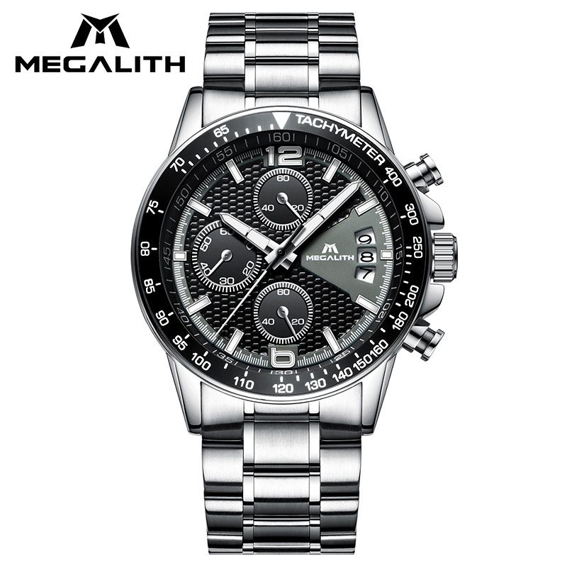 Acquista Orologio Da Uomo MEGALITH Con Cronografo Impermeabile Con  Cinturino In Acciaio Inossidabile Da Uomo A 32,57 € Dal Nicewatchnice |  DHgate Italy