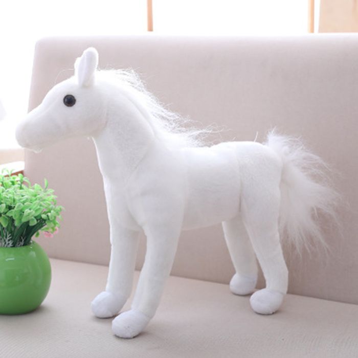 black horse stuffed animal