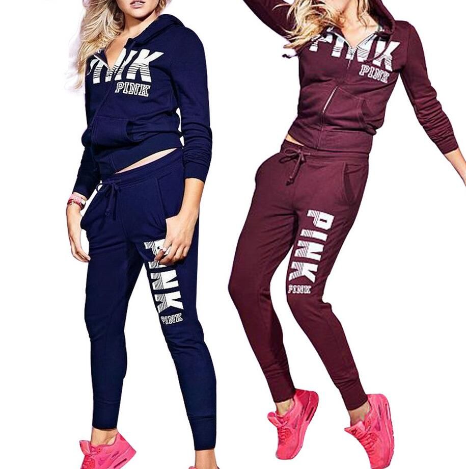 love pink joggers