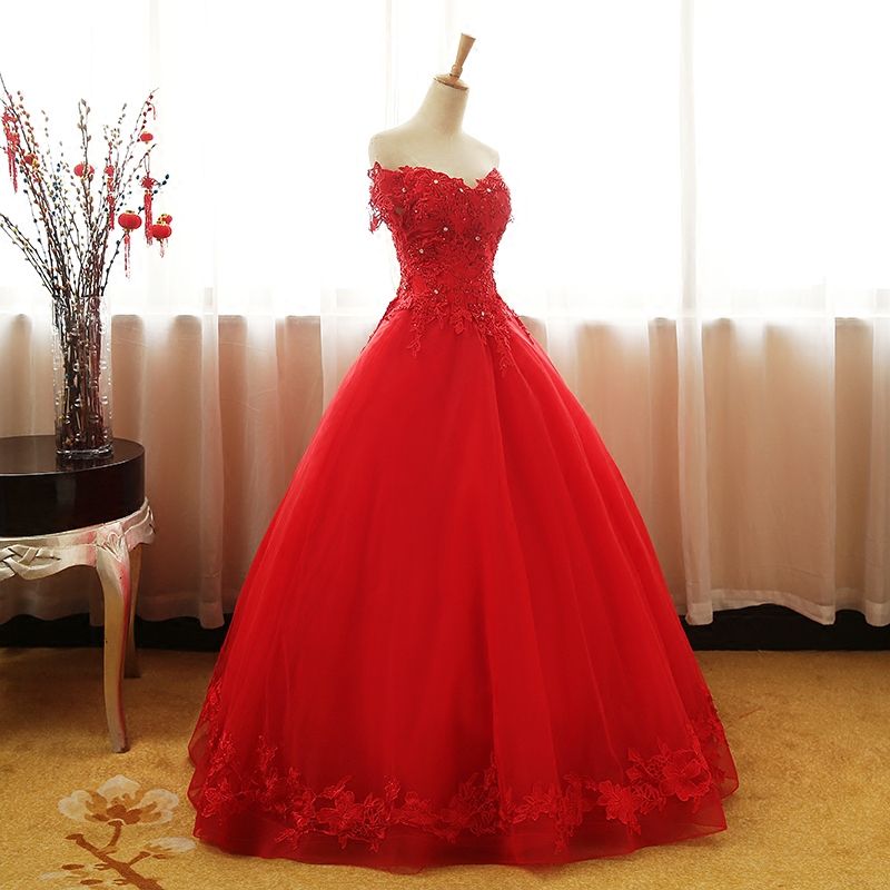 Prom Evening Gowns Sweetheart Lace ...
