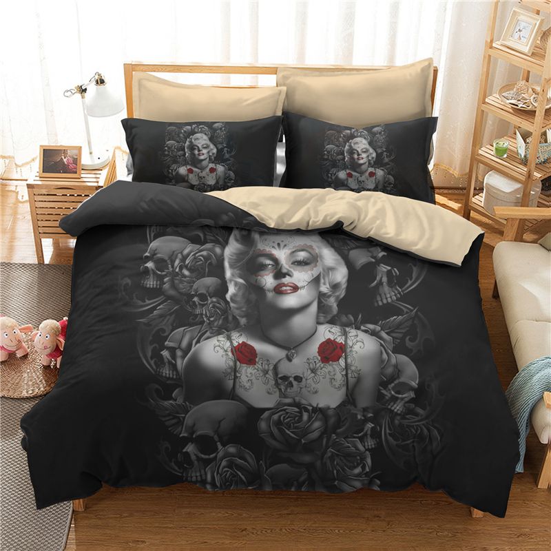 3d Dangerous Sexy Woman Bedding Set Digital Printing Duvet Cover