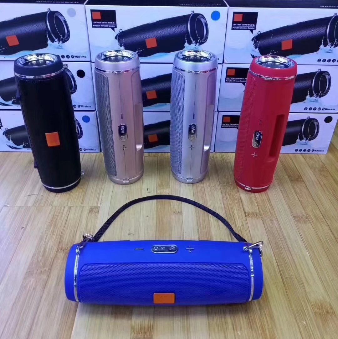 2021 LEATHER DRUM MINI 2 Bluetooth Wireless Outdoor Protable Speaker