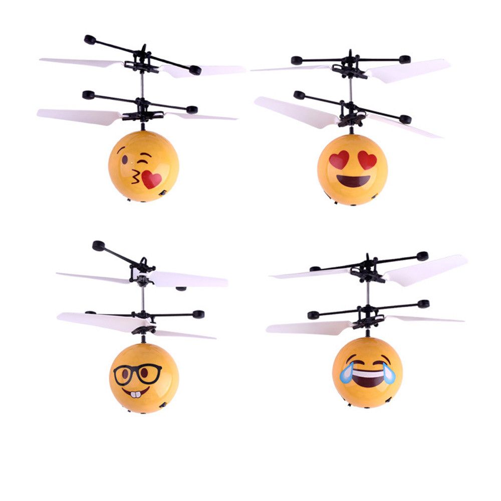 flying emoji ball