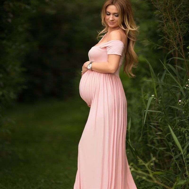 2018 Vestido De Maternidad Para Mujeres La Foto Sexy Largos Maternidad Apoyos De La Fotografía Embarazadas Envío Gratis De 15,89 € | DHgate