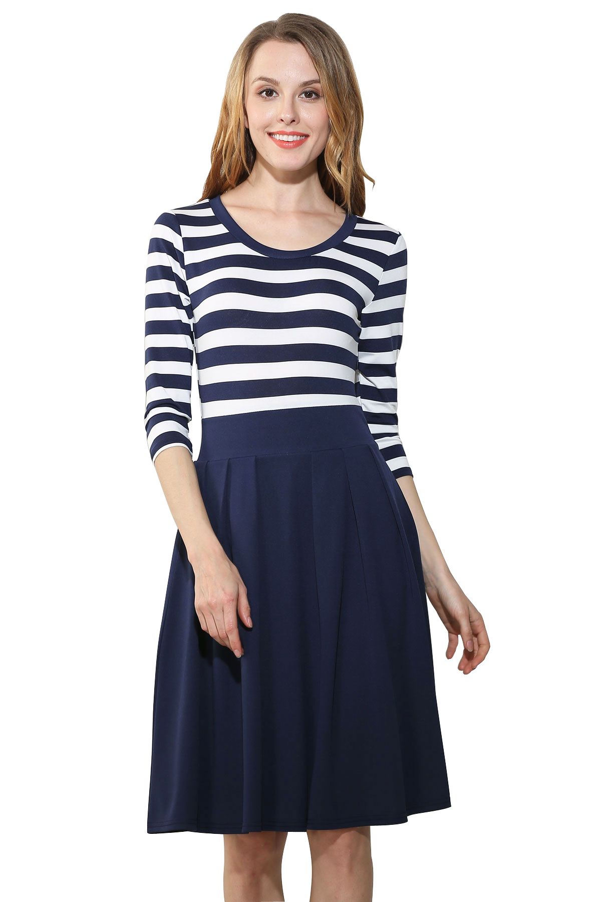 three quarter dresses