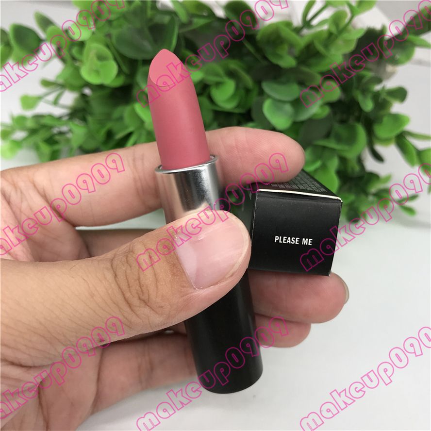 A35 Please Me Matte Lipstick Rouge à Lèvres Barra De Labios Please Me Luster Retro Lipsticks Lippenstift 3g Sweet Smell Cosmetic Maccosmetics From