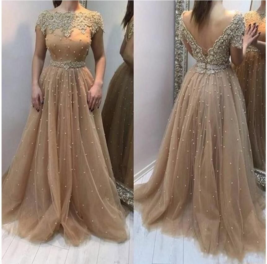 champagne gold plus size dress