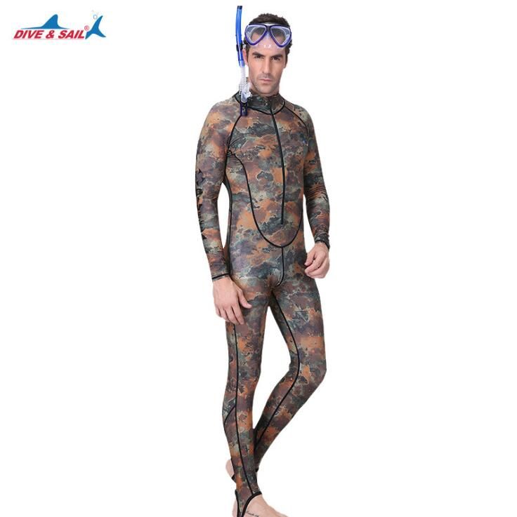 Camouflage Snorkeling Dive Skin Adult Rash Guards One-piece Wit Dive&Sail UPF50 