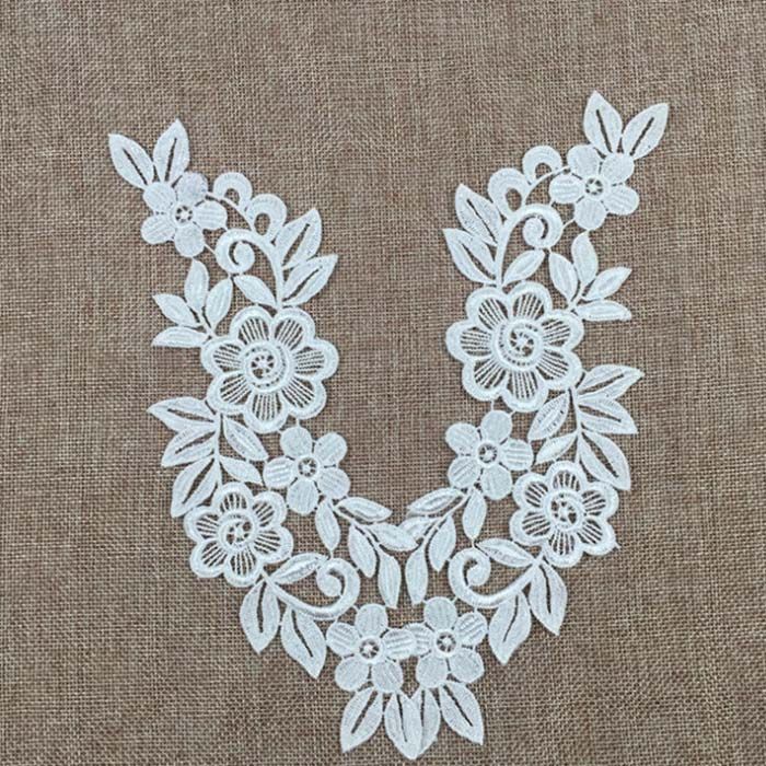 neckline applique