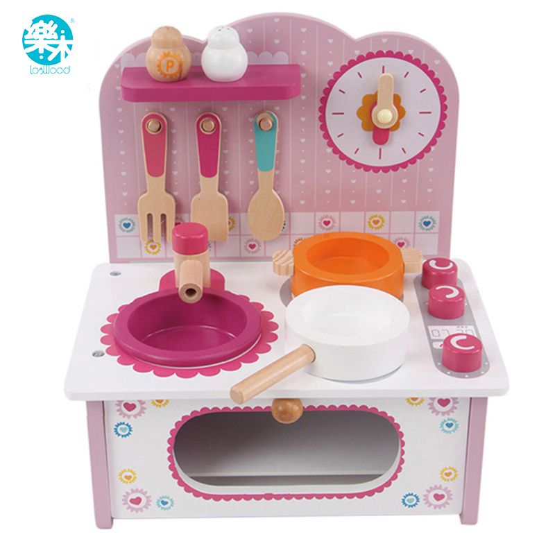 juego de cocina para niños de madera
