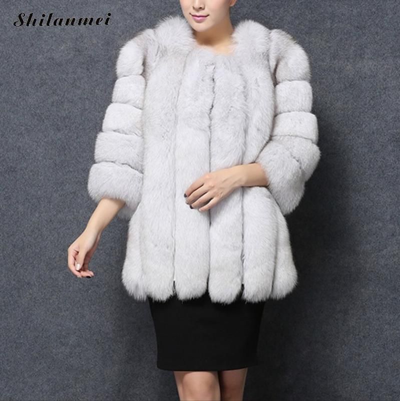 Women Luxury Faux Fur Coat Long Sleeve White Red Pink Colored Coats Warm Fluffy Jacket Furry Winter Outerwear From Z04a 147 25 Dhgate Com Women Luxury Faux Fur Coat Long Sleeve, White Fake Fur Coat Short Sleeves