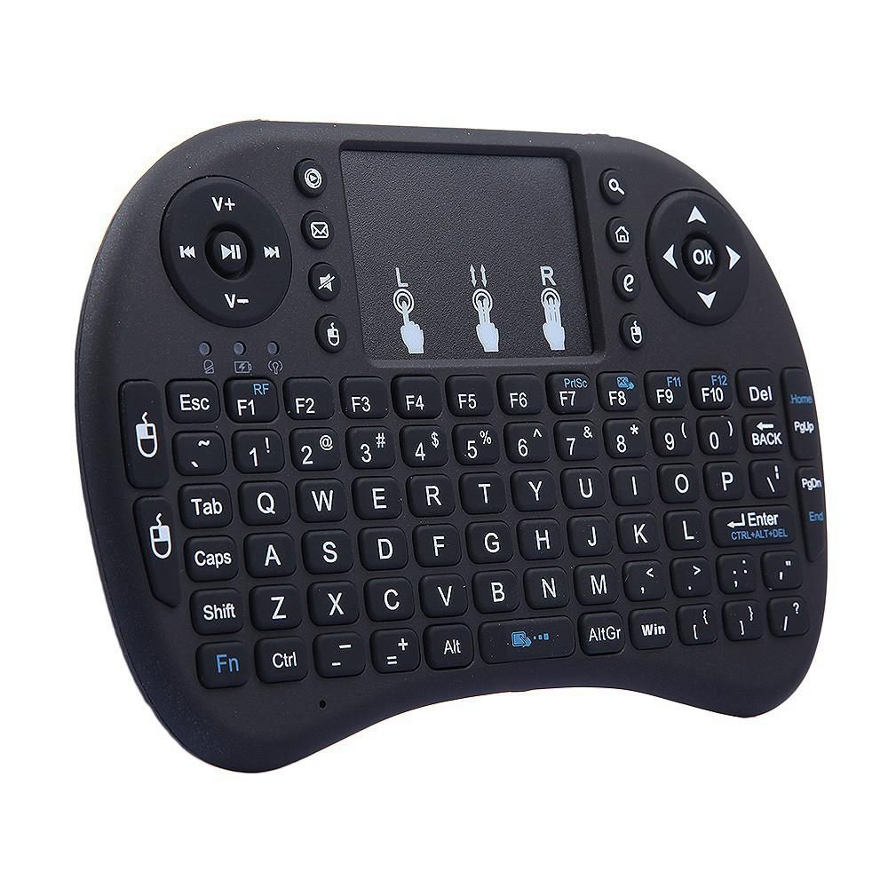 Wireless Mini Keyboard Remote Control Touchpad For Smart TV Android TV Box  PC 2.4GHz With RGB Backlit 