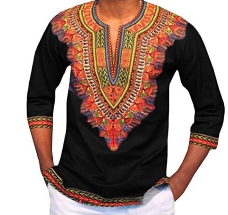 Acquista Uomini Dashiki Poliestere Vendita Reale Abiti Tradizionali Africani Stampa Floreale Sostituisce Lo Stile Della Camicia Da Uomo Maschile Abbigliamento Maschile A 11 62 Dal Huhu930 Dhgate Com