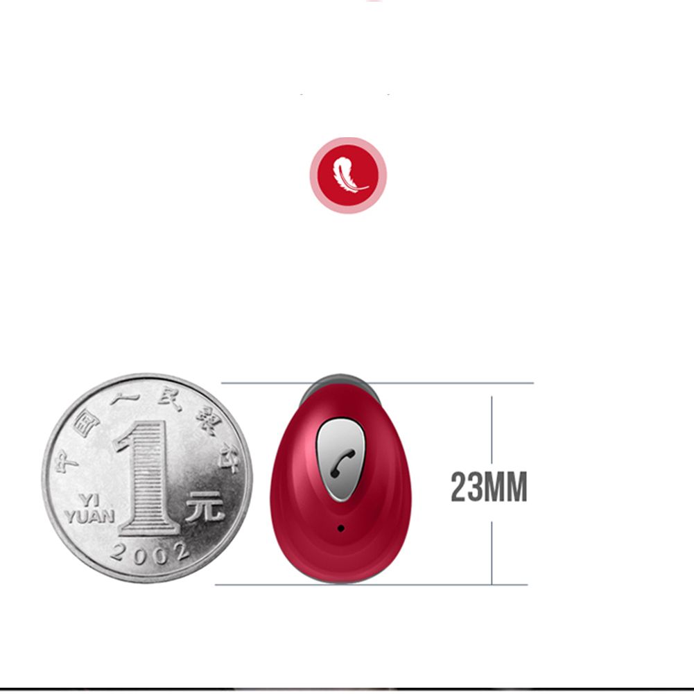 2019 Oreillette Bluetooth sans Fil r/éduction du Bruit Mini oreillette Bluetooth Intra-auriculaire de 15 Heures pour Android iOS#K6