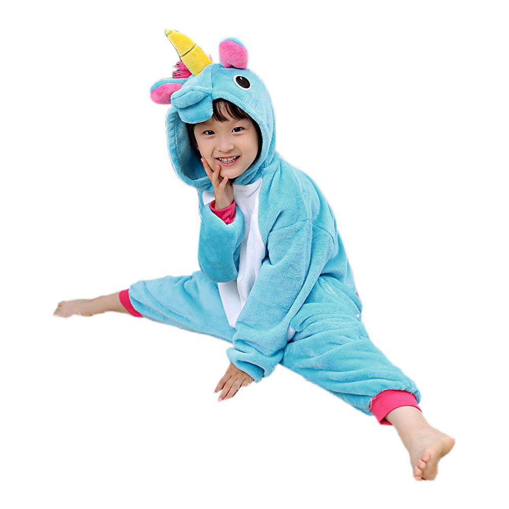 Bebé Niñas Unicornio Pijamas Bebé Animal Cosplay Pijama Ropa para dormir Ropa de Dormir Conjuntos Lindo