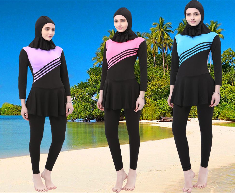 Traje de baño de mujeres arabes Clearance