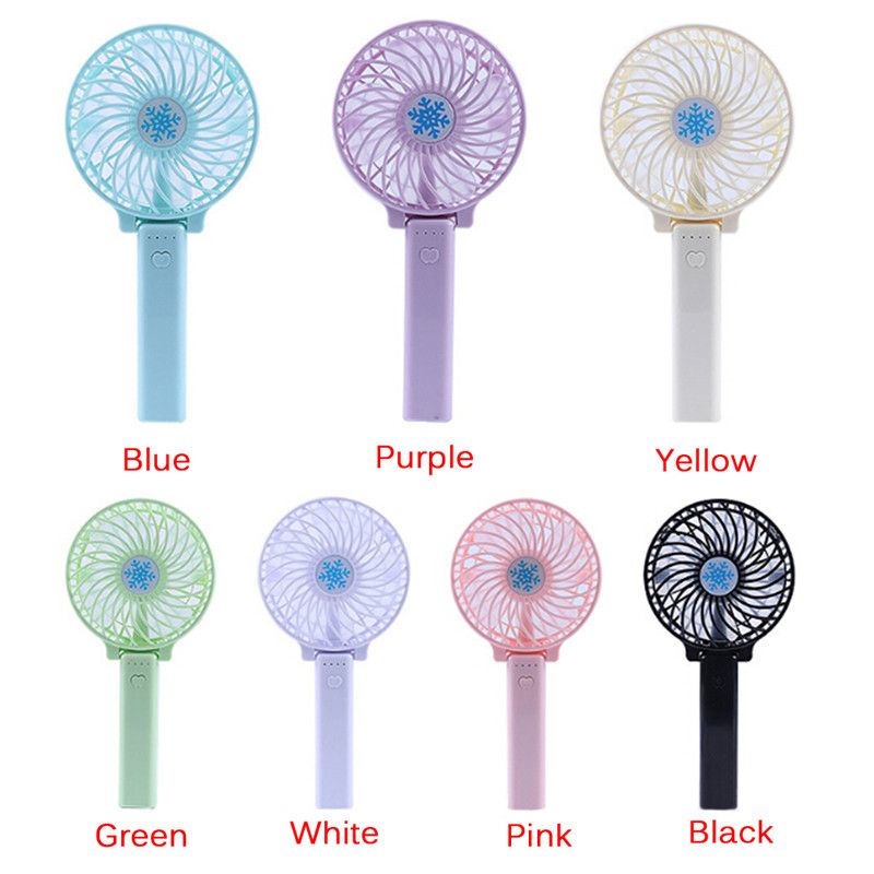 Rechargeable Fan Air Cooler Operated Hand Held USB 18650 Battery Portable