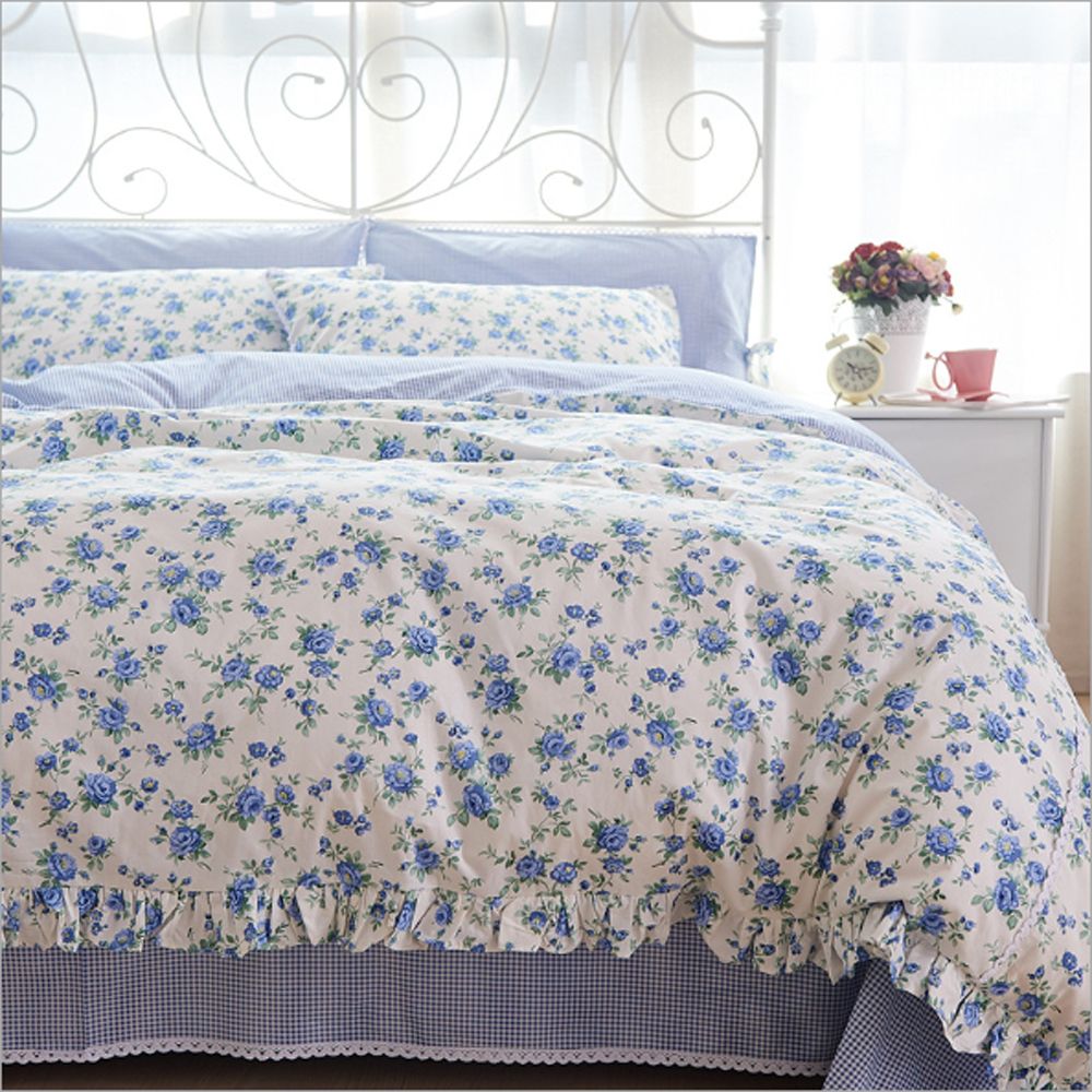 Wholesale Korean Rural Style Lace Small Floral Design Duvet Cover