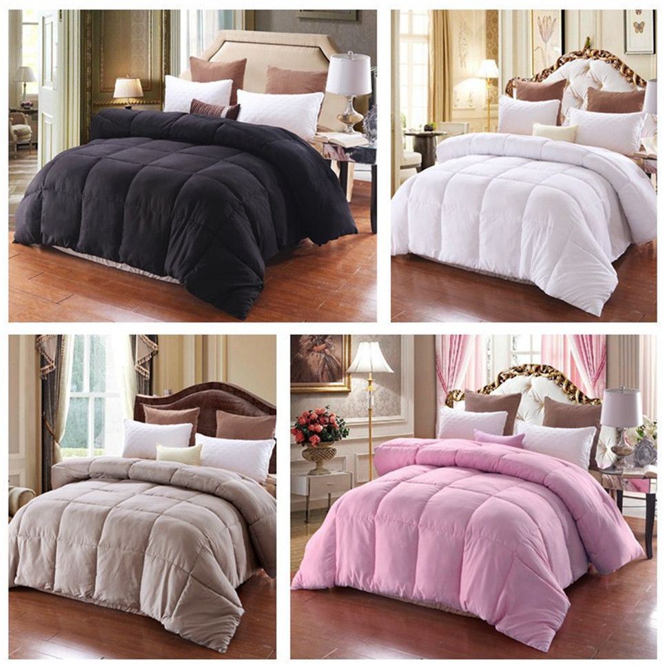 2020 Soft Warm Feather Velvet Comforter Thicken Fall Winter Quilt