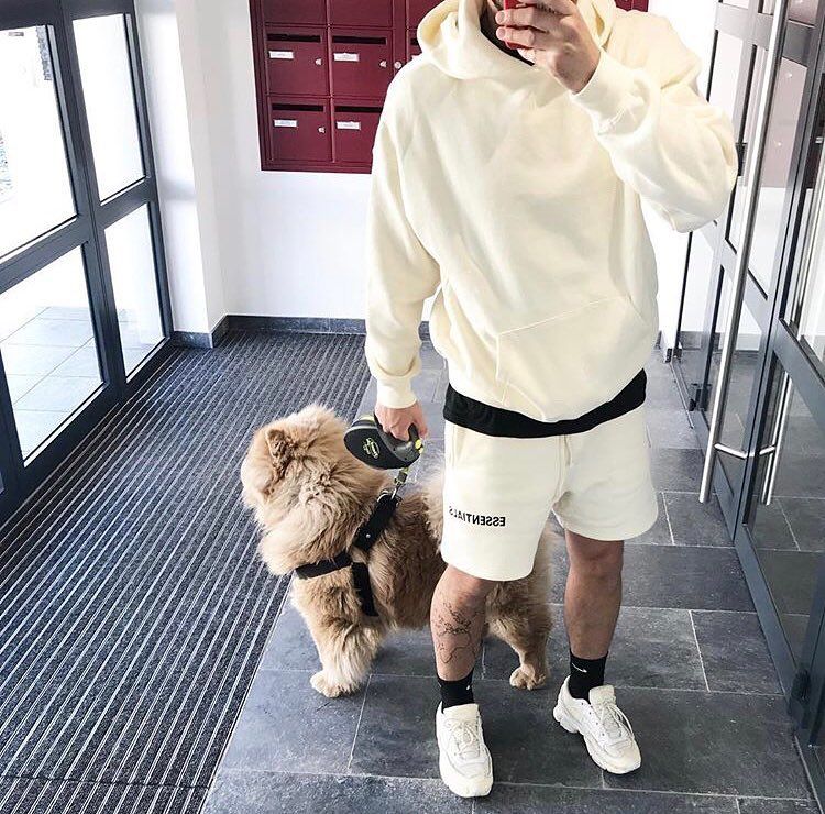 KANYE FOG FEAR OF GOD Essentials LOGO TEE T Shirt Felpa Luxury Casual  Simple Street Pullover Manica Lunga Outwear Felpe Con Cappuccio Da 31,6 € |  DHgate Italy