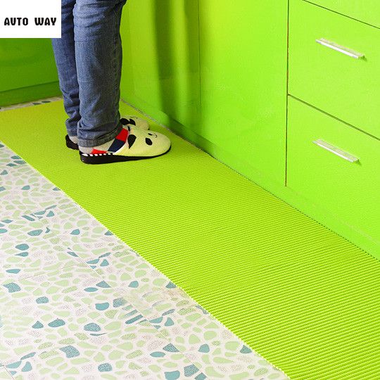New Kitchen Bathroom Non Slip Mats Waterproof Pvc Carpet Shoe Rack
