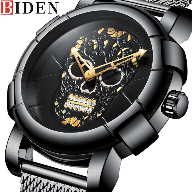 Reloj Masculino Del Cuarzo Del BIDEN Reloj De Los Hombres Top Sport Para Hombre Relojes Ejército Acero Inoxidable Fashion Business De 33,59 € | DHgate